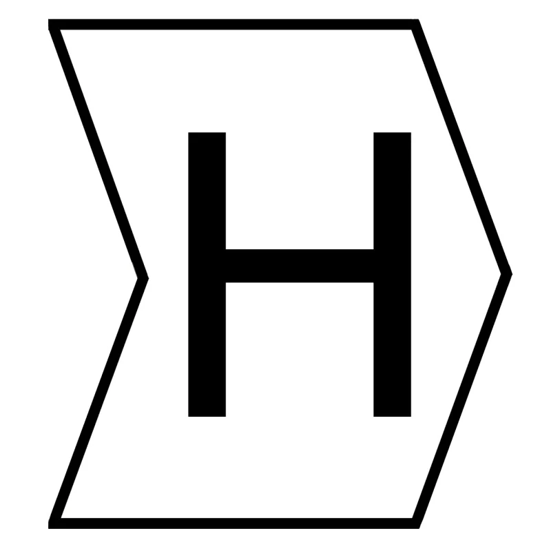 HellermannTyton Helagrip Slide-On Cable Marker, Black Legend, Pre-printed "H", 3mm Max Cable Diameter, 1mm Min 901-10408