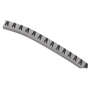 HellermannTyton Helagrip Slide-On Cable Marker Black Pre-Printed Legend A, PVC, 2-5 mm Cable Diameter, -65°C to 901-10413