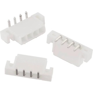 Wurth Elektronik WR-MPC4 Series Right Angle Through Hole PCB Header, 3 Contacts, 4.2 mm Pitch, 1 Row, Shrouded MPC4