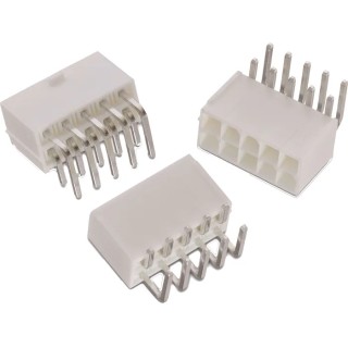 Wurth Elektronik WR-MPC4 Series Right Angle Through Hole PCB Header 14 Contacts, 4.2 mm Pitch, 2 Rows, Shrouded MPC4