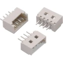 Wurth Elektronik PCB Header WR-WTB Series Vertical Through Hole 6 Contacts 1.25mm Pitch 125V 1A Shrouded 653006114822