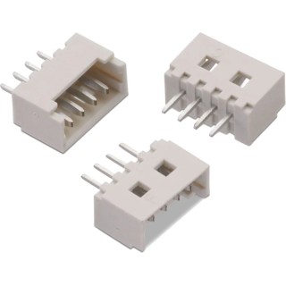 Wurth Elektronik PCB Header WR-WTB Series Vertical Through Hole 6 Contacts 1.25mm Pitch 125V 1A Shrouded 653006114822