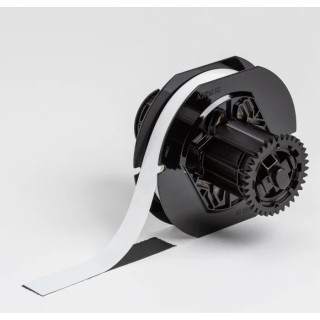 Brady White Print-On Label Printer Tape 19.05 mm Width, 15.24 m Length, Non-Laminated B33C-750-414