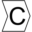 HellermannTyton Helagrip Slide-On Cable Marker, Pre-Printed "C", Black Legend, White Marker, 2-5 mm Cable 901-10415