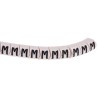 HellermannTyton Helagrip Slide-On Cable Marker Black Pre-Printed "M" for 2 mm to 5 mm Cable, PVC Material, 901-10424