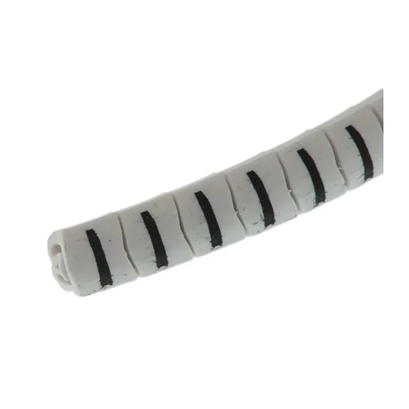 HellermannTyton Helagrip Slide-On Pre-Printed Cable Marker Black Legend, White Marker for 2-5 mm Cable Diameter 901-10421