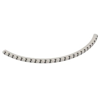HellermannTyton Helagrip Slide-On Cable Marker, Black Legend, White Marker, 1–3 mm Cable Diameter, PVC Material 901-10442