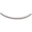 HellermannTyton Helagrip Slide-On Cable Marker, White, Pre-printed "W", 2 mm to 5 mm Cable Diameter, PVC Material 901-10448