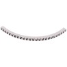 HellermannTyton Helagrip Slide-On Cable Marker, White, Pre-printed "W", 2 mm to 5 mm Cable Diameter, PVC Material 901-10448