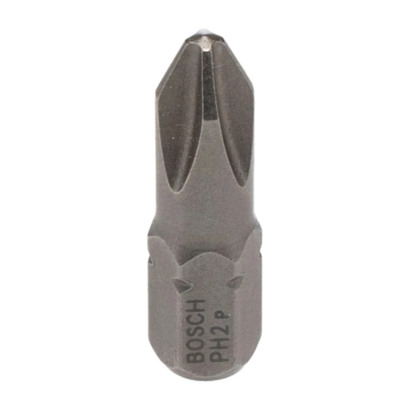 Bosch Screwdriver Bit 1/4 in Tip PH2 Tip Hex Drive 25 mm Overall 2607001511