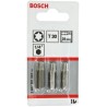 Bosch Screwdriver Bit, 1/4 in Tip, T30 Tip, Hex Drive, 25 mm Overall Length 2607001622