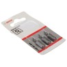 Bosch Screwdriver Bit, 1/4 in Tip, T10 Tip, Hex Drive, 25 mm Overall Length 2607001604