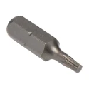 Bosch Screwdriver Bit, 1/4 in Tip, T10 Tip, Hex Drive, 25 mm Overall Length 2607001604