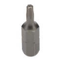 Bosch Screwdriver Bit, 1/4 in Tip, T10 Tip, Hex Drive, 25 mm Overall Length 2607001604