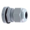 RS PRO Metric Thread Series Grey Polyamide 66 Cable Gland M40 Thread, 20 mm Min., 28 mm Max., IP68 214-1072