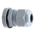 RS PRO Metric Thread Series Grey Polyamide 66 Cable Gland M40 Thread, 20 mm Min., 28 mm Max., IP68 214-1072