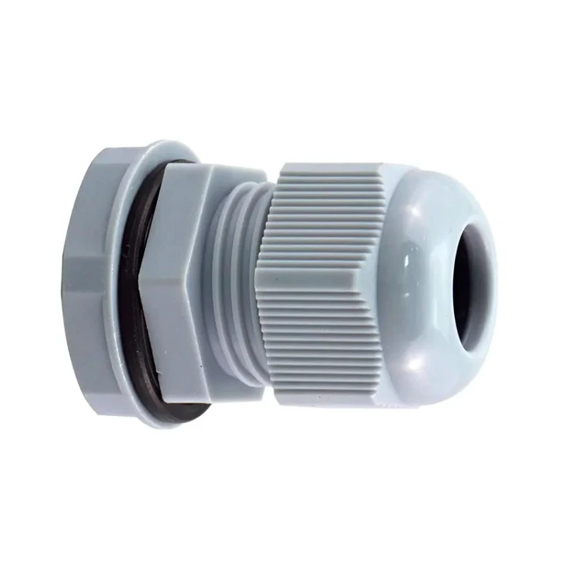 RS PRO Metric Thread Series Grey Polyamide 66 Cable Gland M40 Thread, 20 mm Min., 28 mm Max., IP68 214-1072