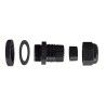 RS PRO Metric Thread Black Polyamide 66 Cable Gland M40 Thread, 20 mm to 28 mm Diameter, IP68 Rated 214-1071