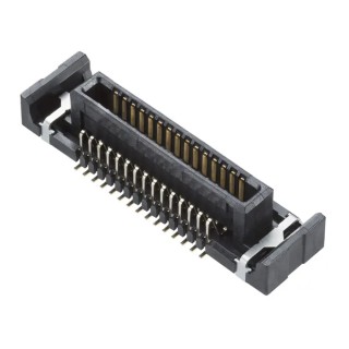 Molex SlimStack Series Vertical Surface PCB Header 30 Contact, 0.4 mm Pitch, 2 Row, Shrouded 204928-0301