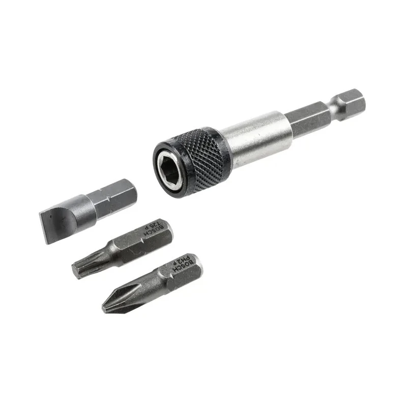 Bosch Hex, Phillips, Pozidriv, Slotted, Torx Screwdriver Bit Set, 13 Pieces 2607002566