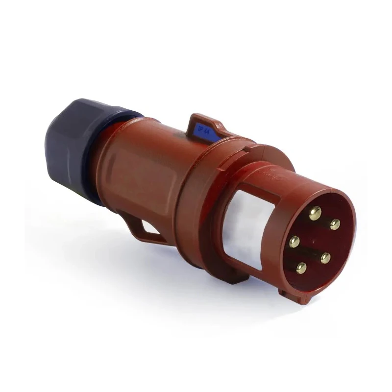 RS PRO Industrial Power Connector IP44 Red Cable Mount Straight, 16A, 380V, 415V IP44