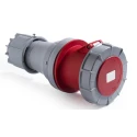 RS PRO Industrial Power Connector, Rated at 125A, 415V, IP67 Red Cable Mount, 3P+PE IP67