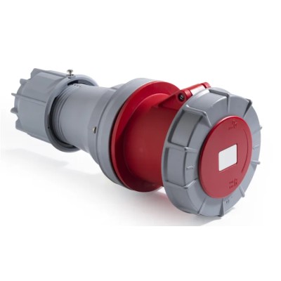 RS PRO Industrial Power Connector, Rated at 125A, 415V, IP67 Red Cable Mount, 3P+PE IP67