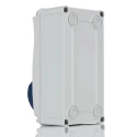 RS PRO Industrial Power Connector 16A 230V IP67 Blue Wall Mount 2P+T IP67