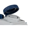 RS PRO Industrial Power Connector 16A 230V IP67 Blue Wall Mount 2P+T IP67