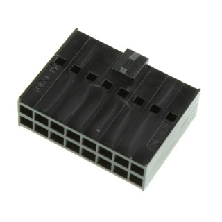 FCI C-Grid III Female Connector Housing 2.54 mm Pitch 16 Way 2 Row Straight 90142-0016