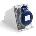 RS PRO Industrial Power Connector 2P+T 32A 250V Blue Wall Mount IP44 IP44