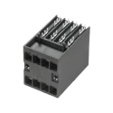 Weidmüller BV/SV 7.62HP Series PCB Connector, 10-Contact, 7.62 mm Pitch, 2 Row, 30A Current, 1000V Voltage 1543330000