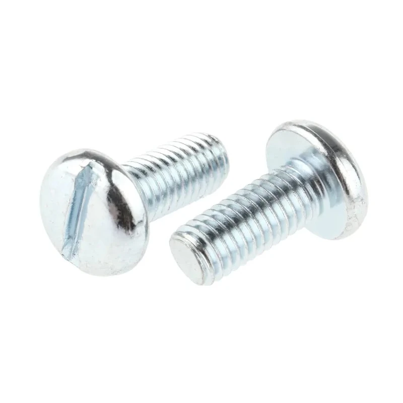 RS PRO Slot Pan Steel Machine Screw M5 Thread 12 mm Length Passivated Zinc Plated 560-063
