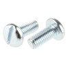 RS PRO Slot Pan Steel Machine Screw M5 Thread 12 mm Length Passivated Zinc Plated 560-063