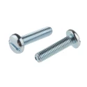 RS PRO Slot Pan Steel Machine Screw M5 Thread Length 20 mm Passivated Zinc Plated 560-085