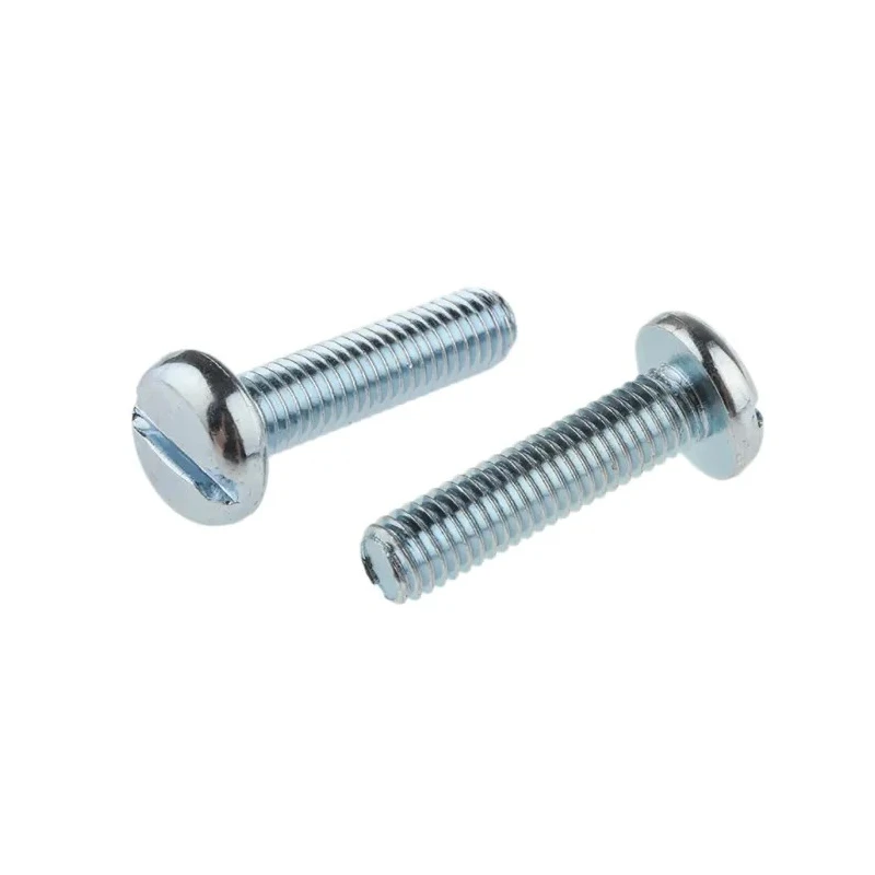 RS PRO Slot Pan Steel Machine Screw M5 Thread Length 20 mm Passivated Zinc Plated 560-085