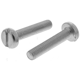 RS PRO Slot Pan Steel Machine Screw 25 mm M5 560-091