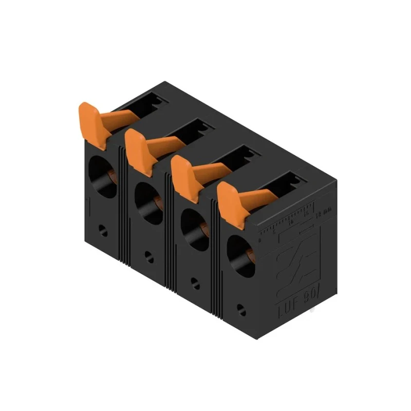 Weidmüller LU Series PCB Terminal Block 6-Contact 15 mm Pitch Through Hole 1 Row 2492040000