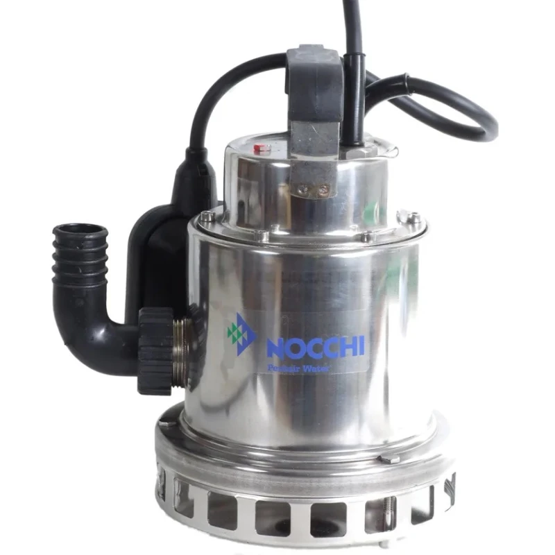 W Robinson And Sons Stainless Steel Direct Coupling Submersible Water Pump 220V 0.2kW 80L/min 5m Head IP68 555033