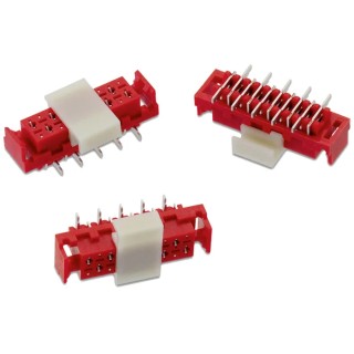 Wurth Elektronik WR-MM Series Straight Surface PCB Header, 14 Contacts, 2.54 mm Pitch, 2 Row, Shrouded 690367291476