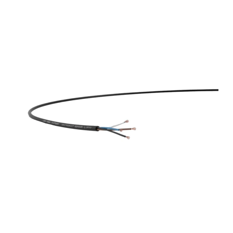 Lapp UNITRONIC SENSOR LifYY Control Cable, 3 Cores 22 AWG, Unscreened, Black Polyvinyl Chloride Sheath, 100 m 7038900