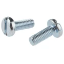RS PRO Slot Pan Steel Machine Screw 16 mm M6 560-136