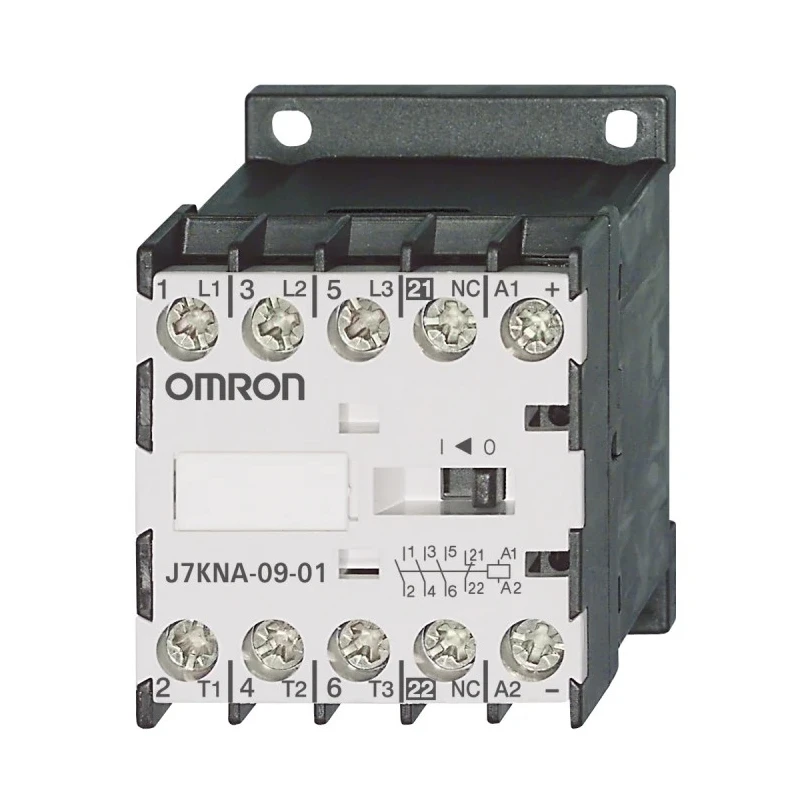 Omron Contactor, 24V DC Coil, 3-Pole, 9A, 4 kW Power Rating, Screw Terminals J7KNA