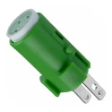 Omron High Brightness LED Push Button with Green Lens, 16 mm Diameter, 24 Vdc Operation A16-24DSG