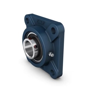 SKF 4 Hole Cylindrical Flanged Bearing Unit Steel, Set Screw Locking, 51.15 mm ID, 175x68.7x143 mm, Open End Type UCF 212-36