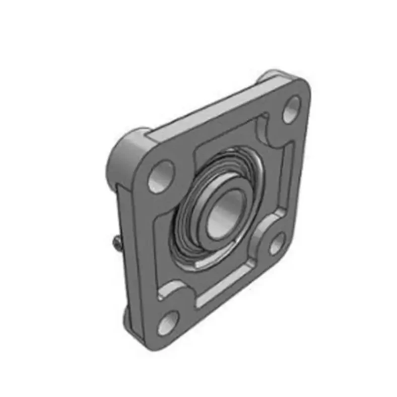 SKF 4 Hole Cylindrical Flange Bearing Unit Cast Iron, 22.25 mm ID, 95mm Length, Set Screw Locking UCF 205-14