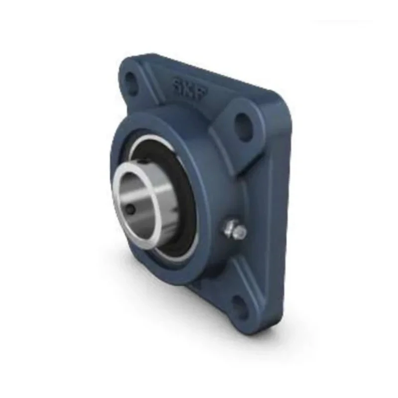 SKF 4 Hole Cylindrical Flange Bearing Unit with 76.2 mm Inside Diameter, Cast Iron Housing, Set Screw Locking UCF 315-48