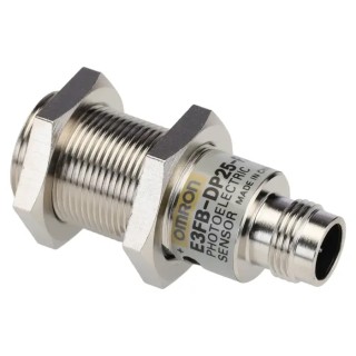 Omron Diffuse Photoelectric Sensor Barrel Sensor 300 mm Detection Range PNP Output IP67 IP69K E3FB-DP25-F2
