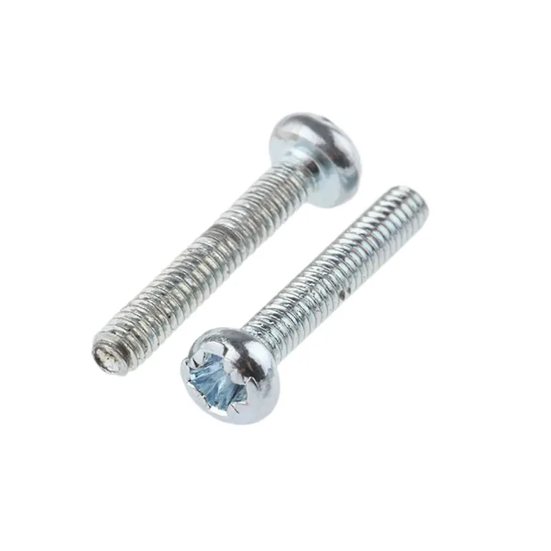 RS PRO Pan Head Bright Zinc Plated Steel Cross Drive Machine Screw M2 Thread 12 mm Length 560-546