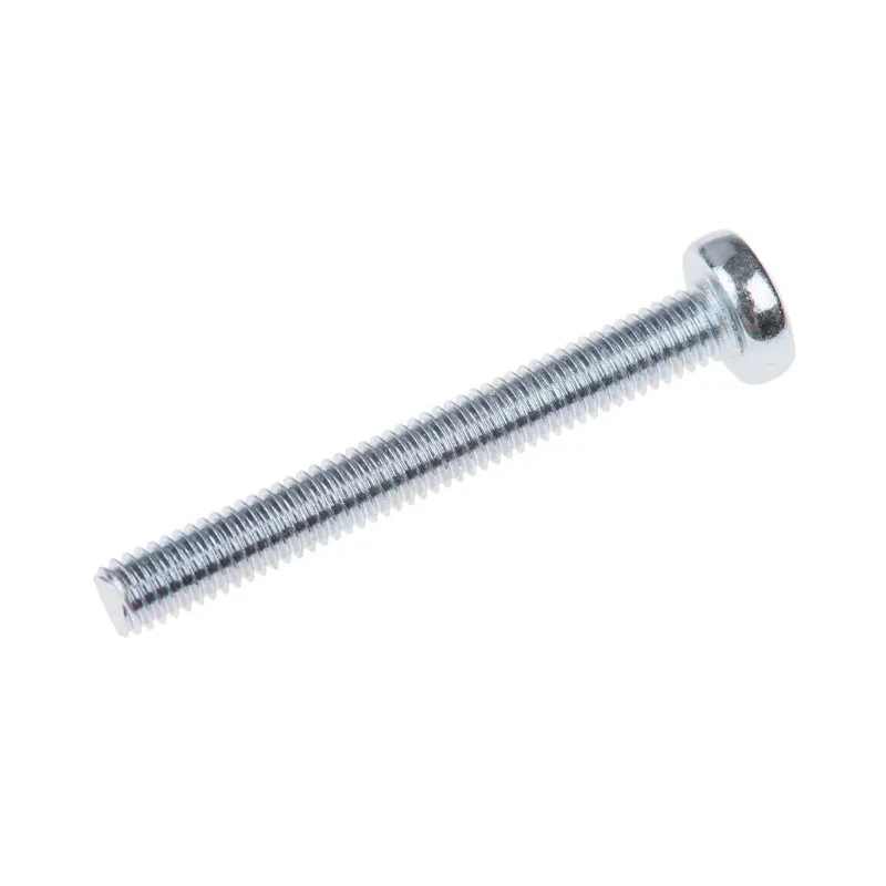 RS PRO Steel Bright Zinc Plated Pozidriv Pan Head Machine Screw M3 Thread 25 mm Length 560-631